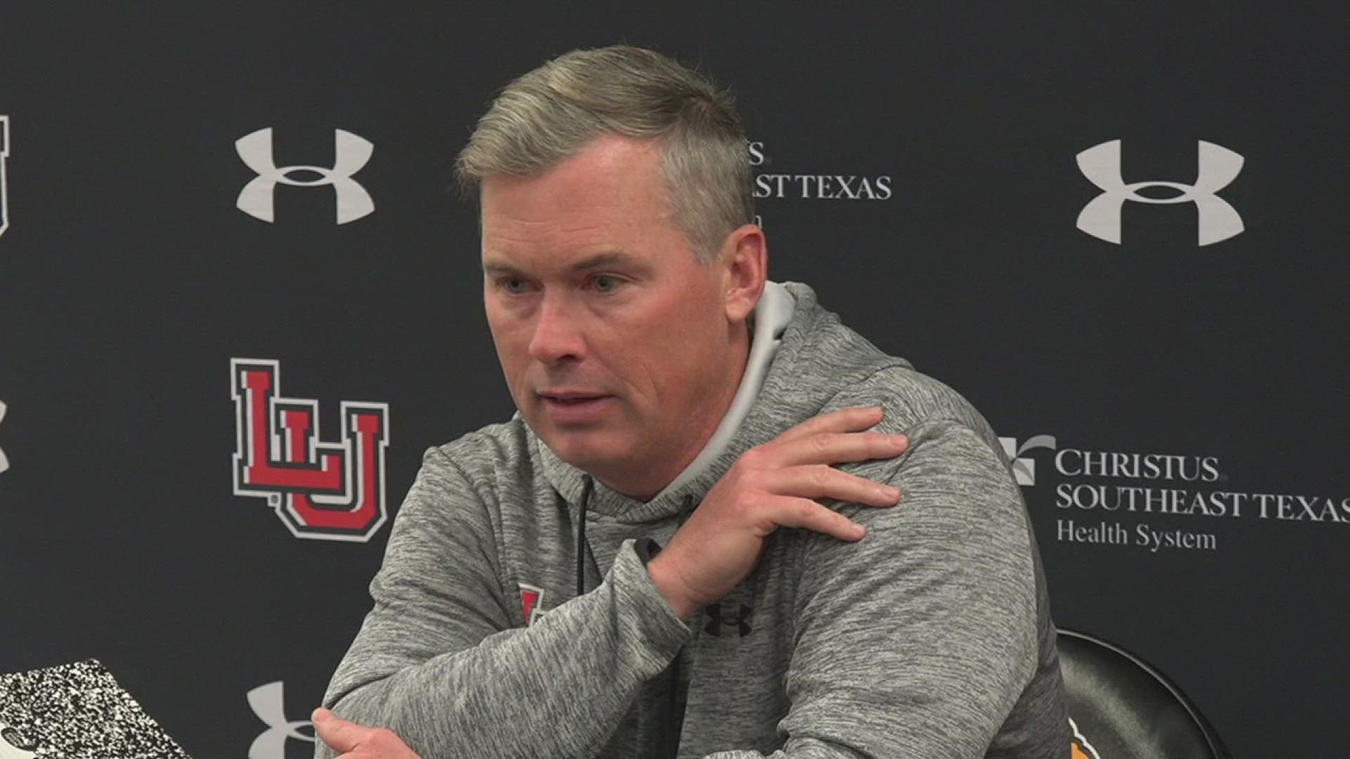 Head coach Blane Morgan says loss New Mexico State was disappointing.