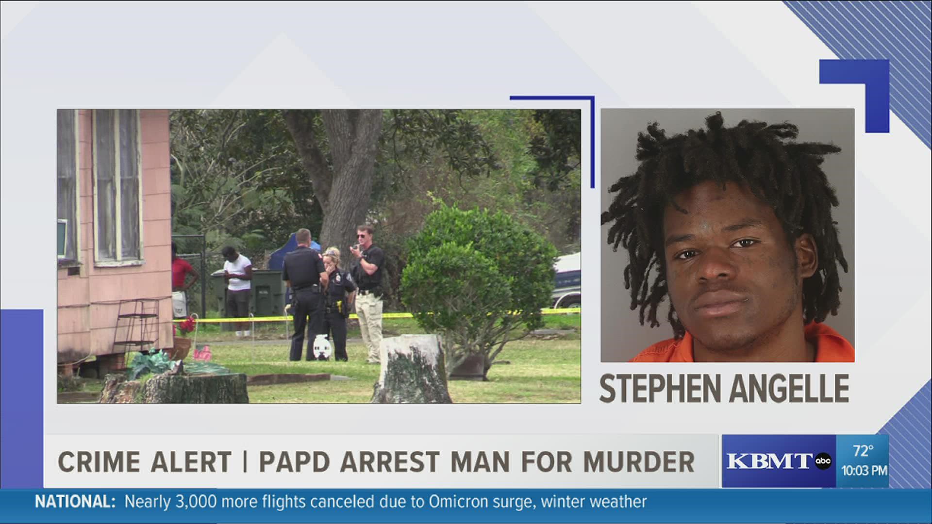 Port Arthur Police determined that the second victim was a suspect in the fatal shooting and placed him under arrest for murder.