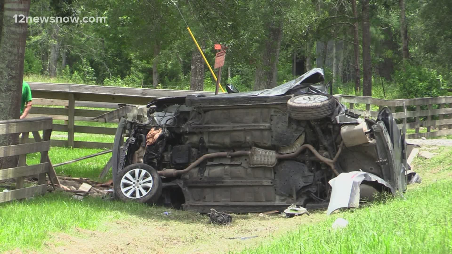 First responders responded to a one vehicle rollover accident in the 4000 block of FM 1136, around 1:30 p.m. The crash remains under investigation.