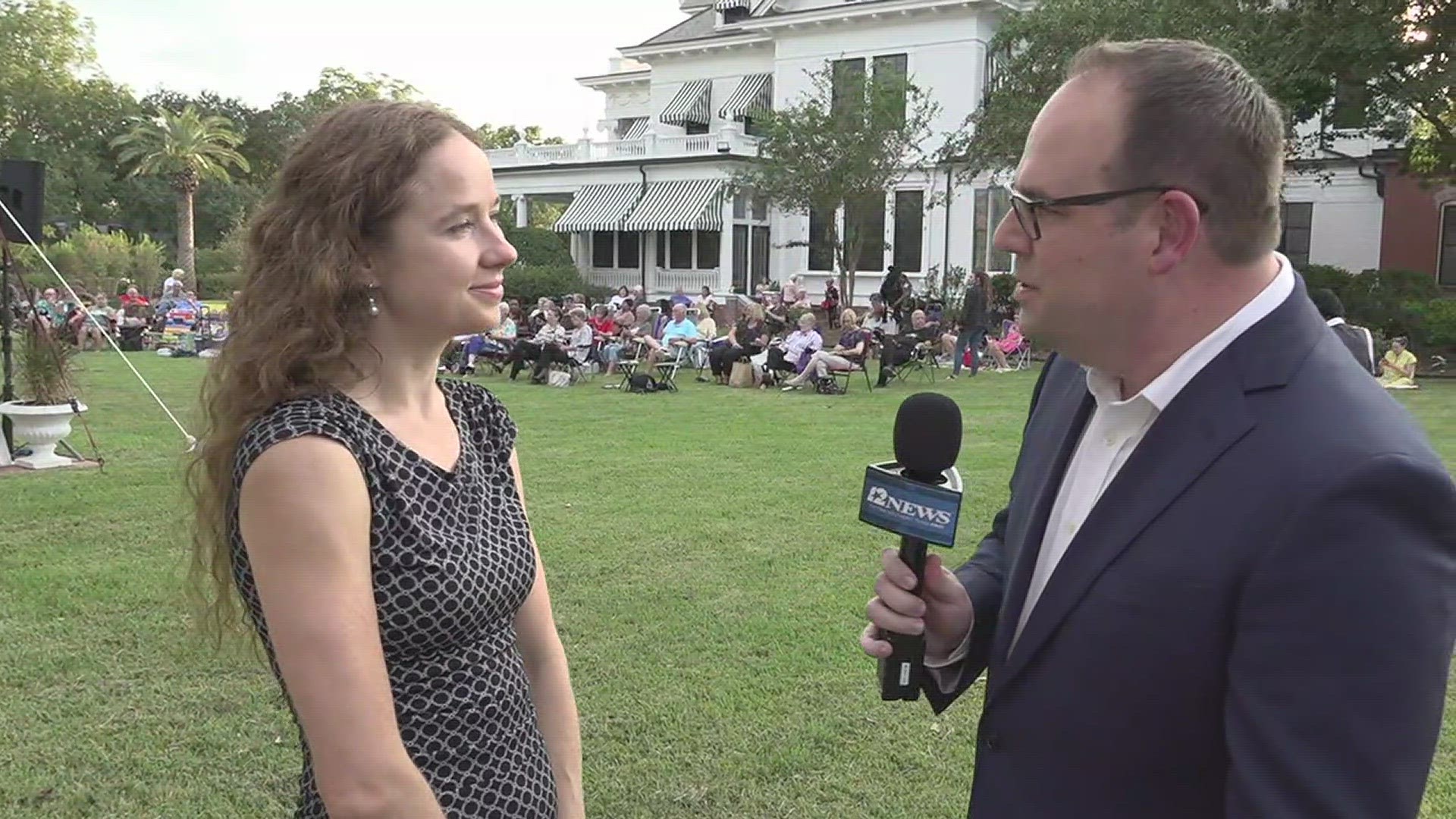 12News Anchor Jordan Williams previews live music event at the McFaddin Ward House in Beaumont