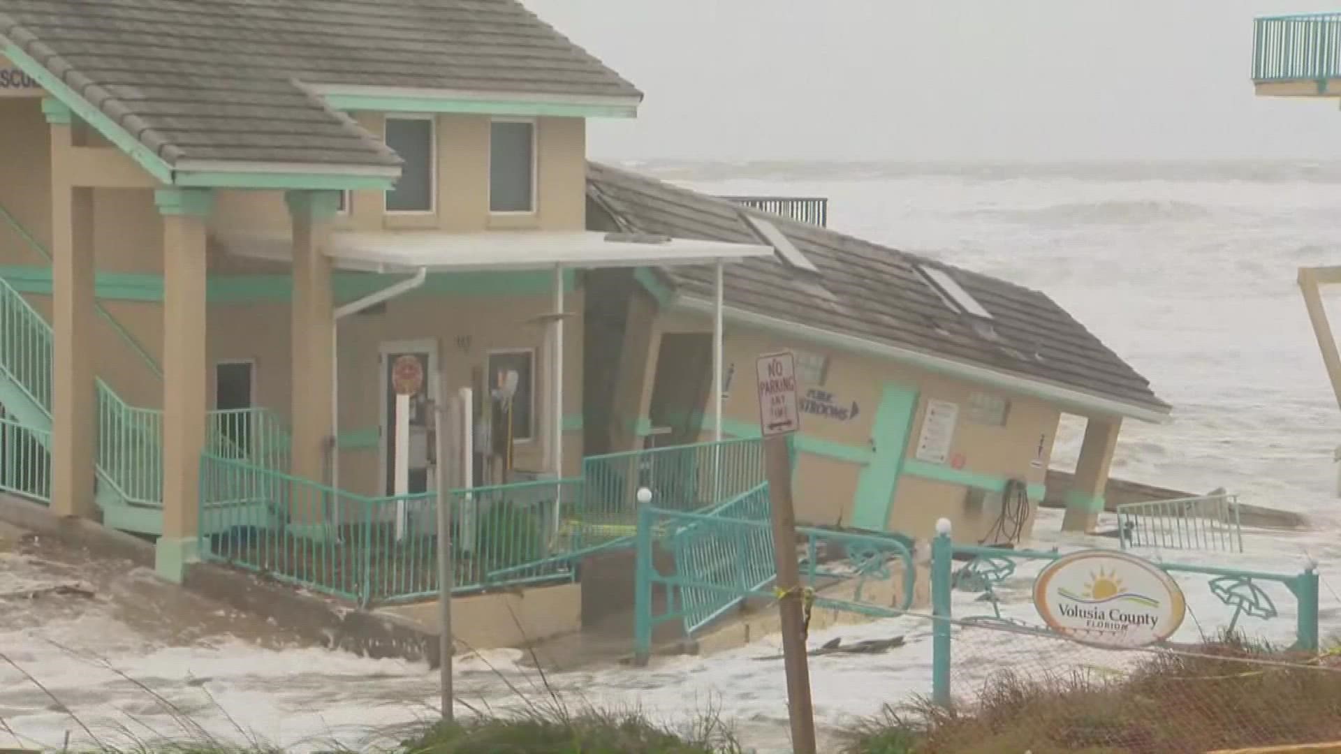 Residents in at least three Florida counties — Flagler, Palm Beach and Volusia — were ordered to evacuate from barrier islands, low-lying areas and mobile homes.