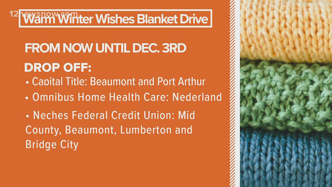 Compassion Hospice hosting blanket drive to benefit seniors and the homeless in Southeast Texas