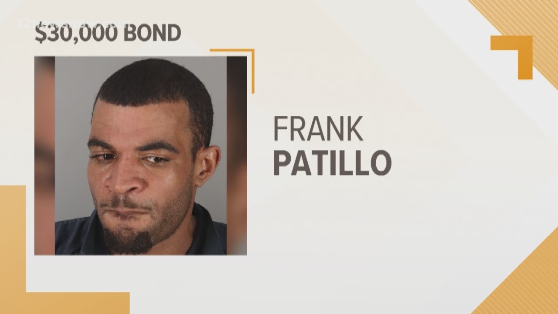 Frank Patillo is accused of assaulting his girlfriend multiple times