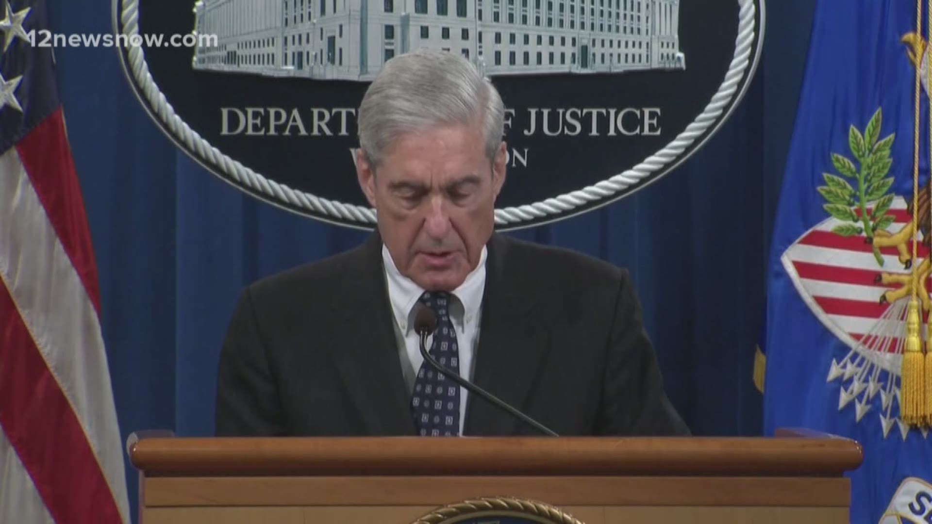 Mueller said that words were chosen very carefully very carefully when compiling the report of Russian meddling in the election and possible obstruction by President Trump.