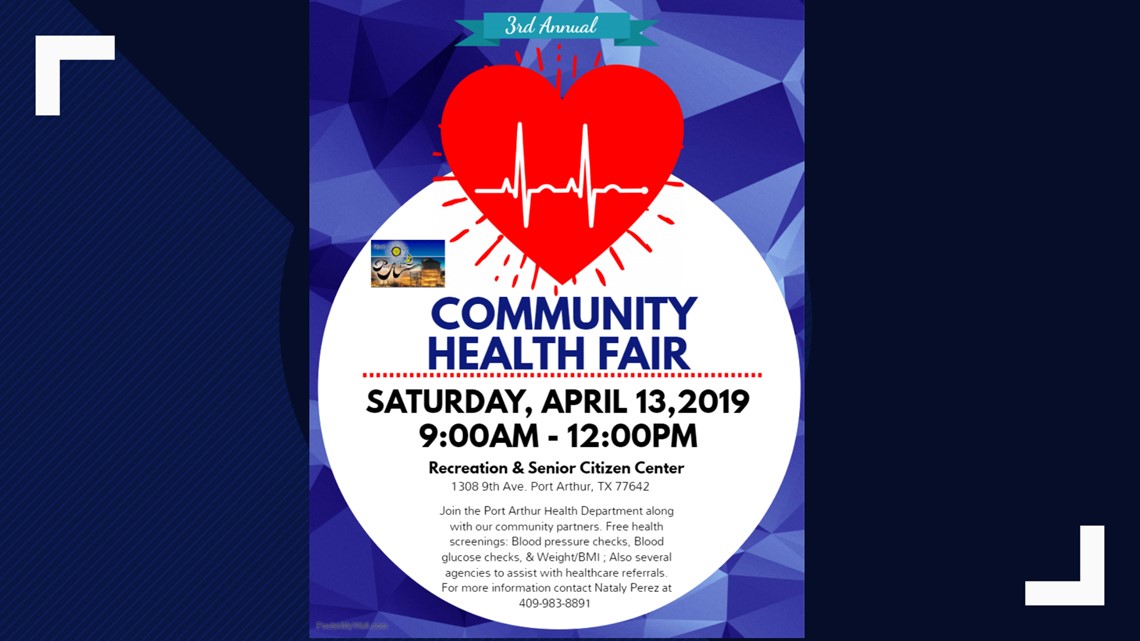 Port Arthur Community Health Fair is April 13 | 12newsnow.com