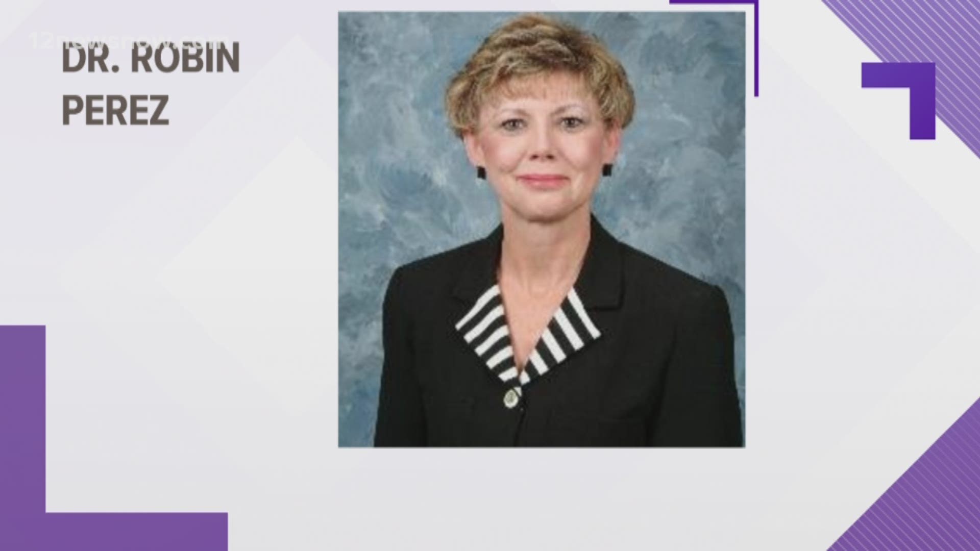 Dr. Robin Perez has served as the district's superintendent for more than four years.