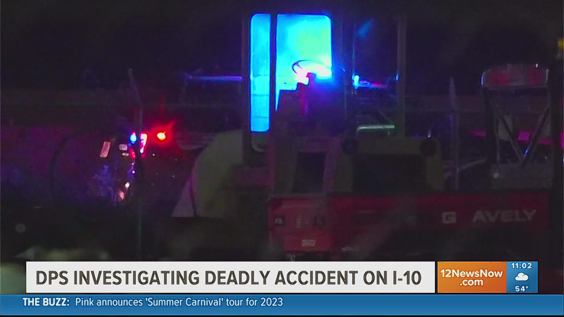 Two Killed After Being Struck By 18 Wheeler Sunday Night Along Ih 10 West Of Beaumont 6054