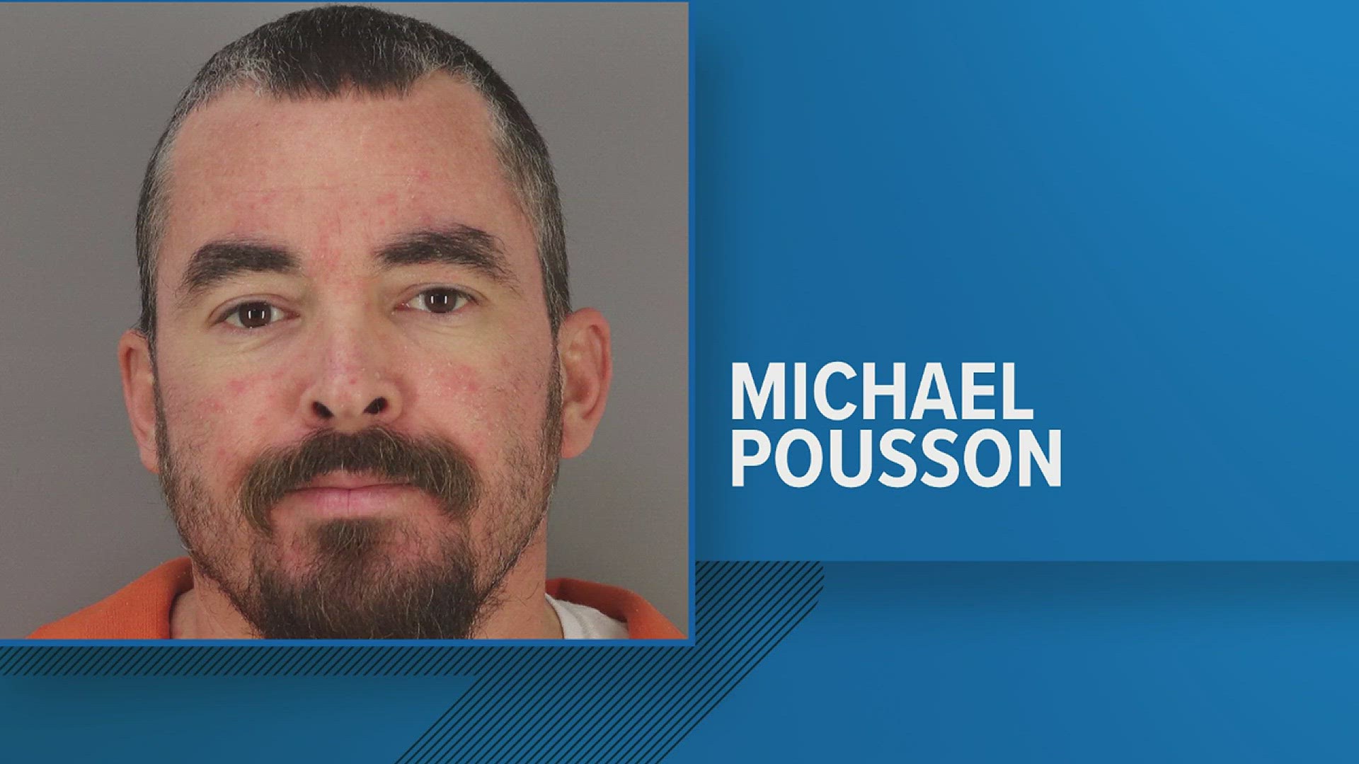 Michael Lawrence Pousson's first trial in May ended in a hung jury.