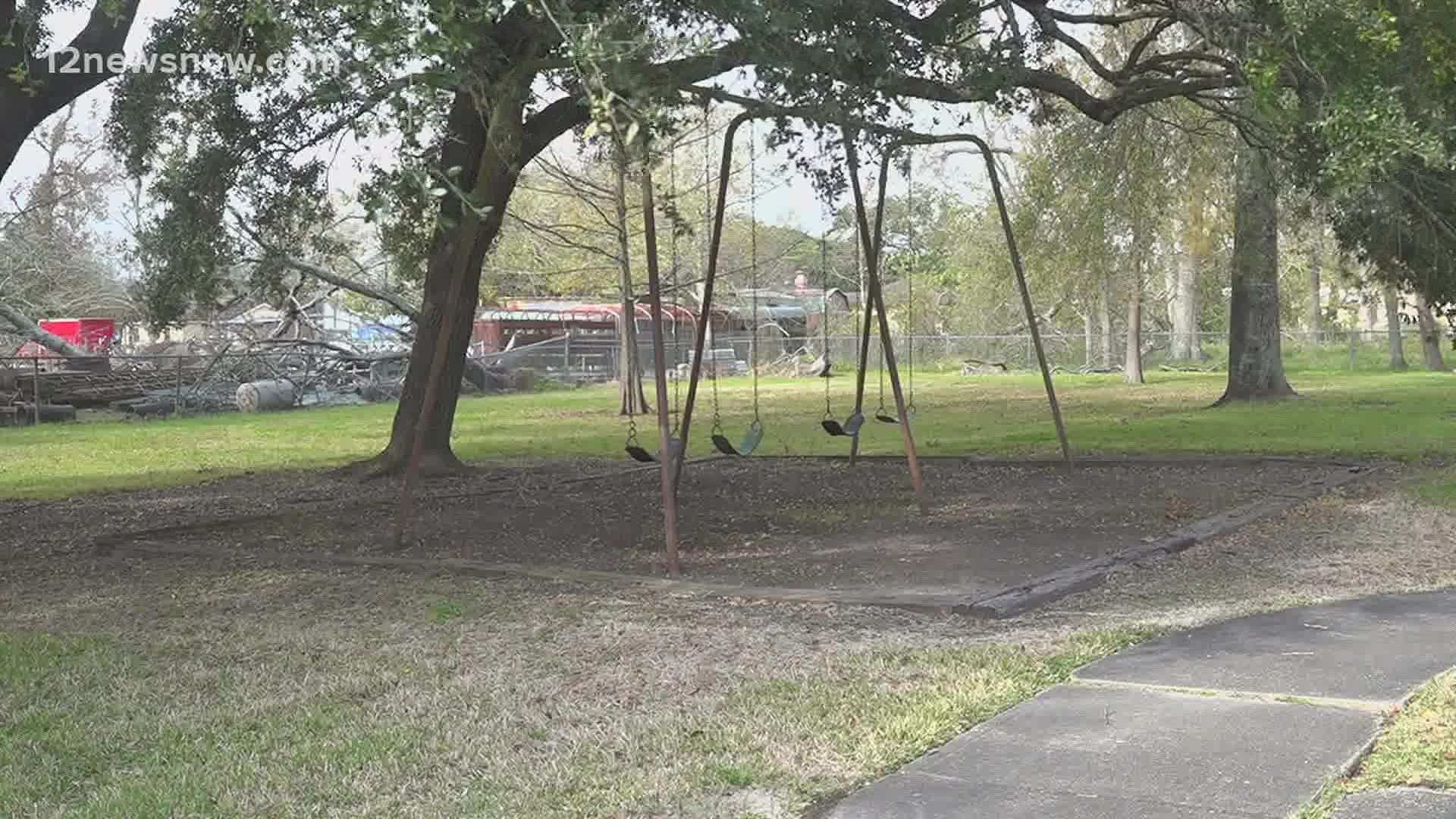 The city hasn't provided a timeline on when the play area will reopen with the new equipment, but they did say it should last 15 years once installed.