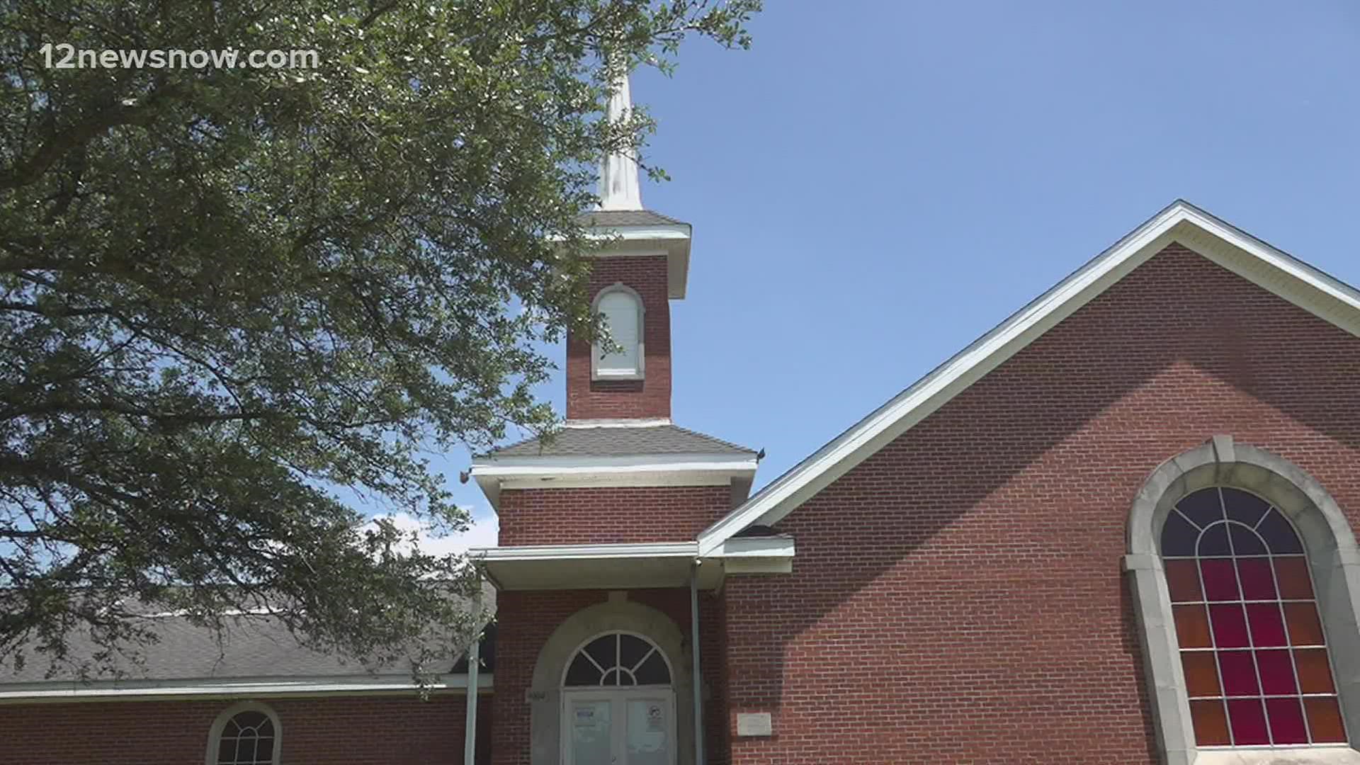 Police believe it's a group of people working together during church services.