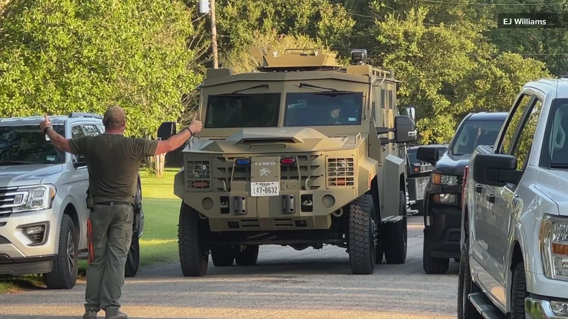 A SWAT team found Kenneth Edward Walhood, 48, of Vidor, inside the home with an "apparent self-inflicted gunshot wound," according to Captain Joey Jacobs.