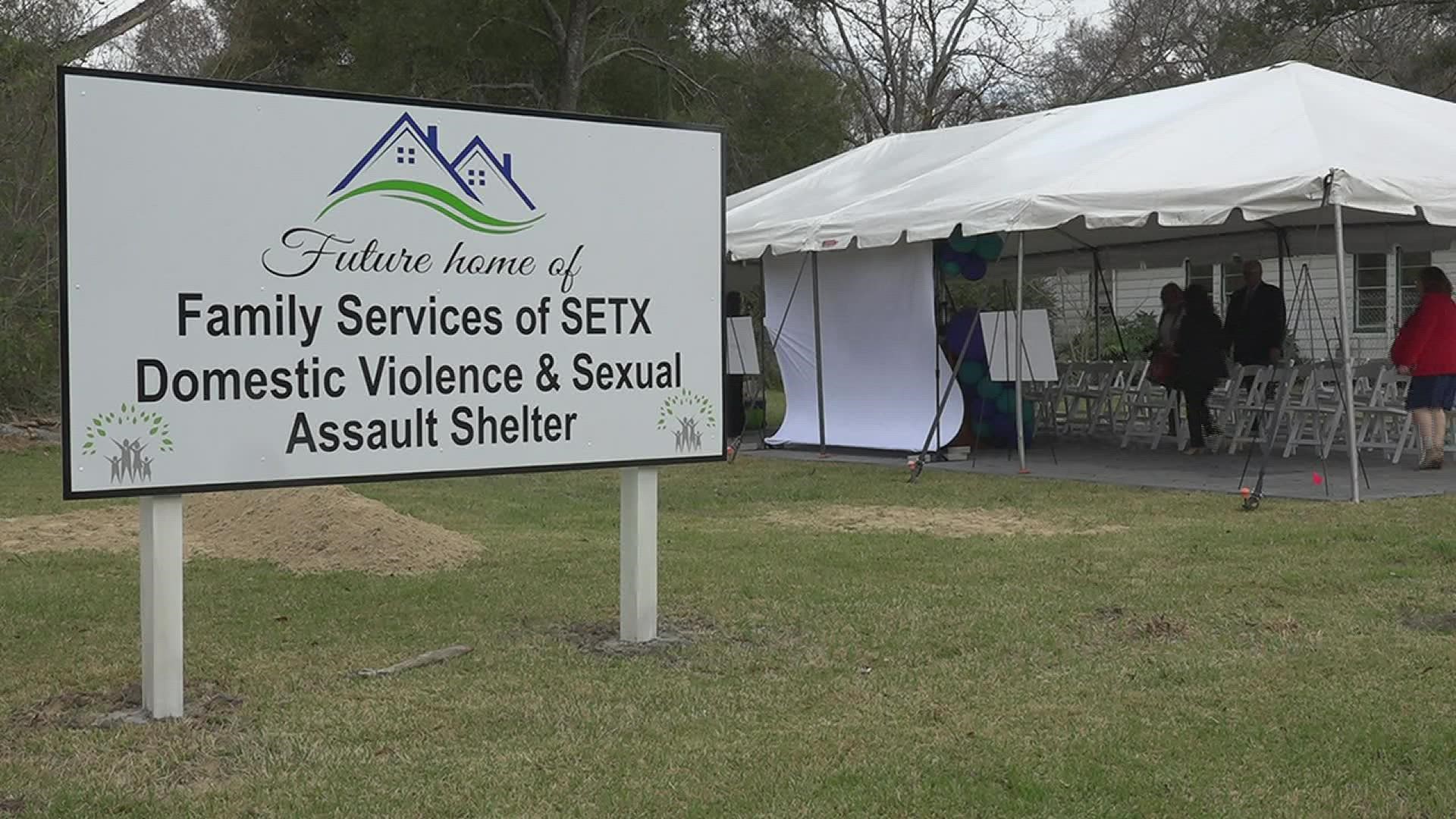 The organization broke ground on a new shelter that is going to offer a safe place for victims of domestic violence and sexual assault.