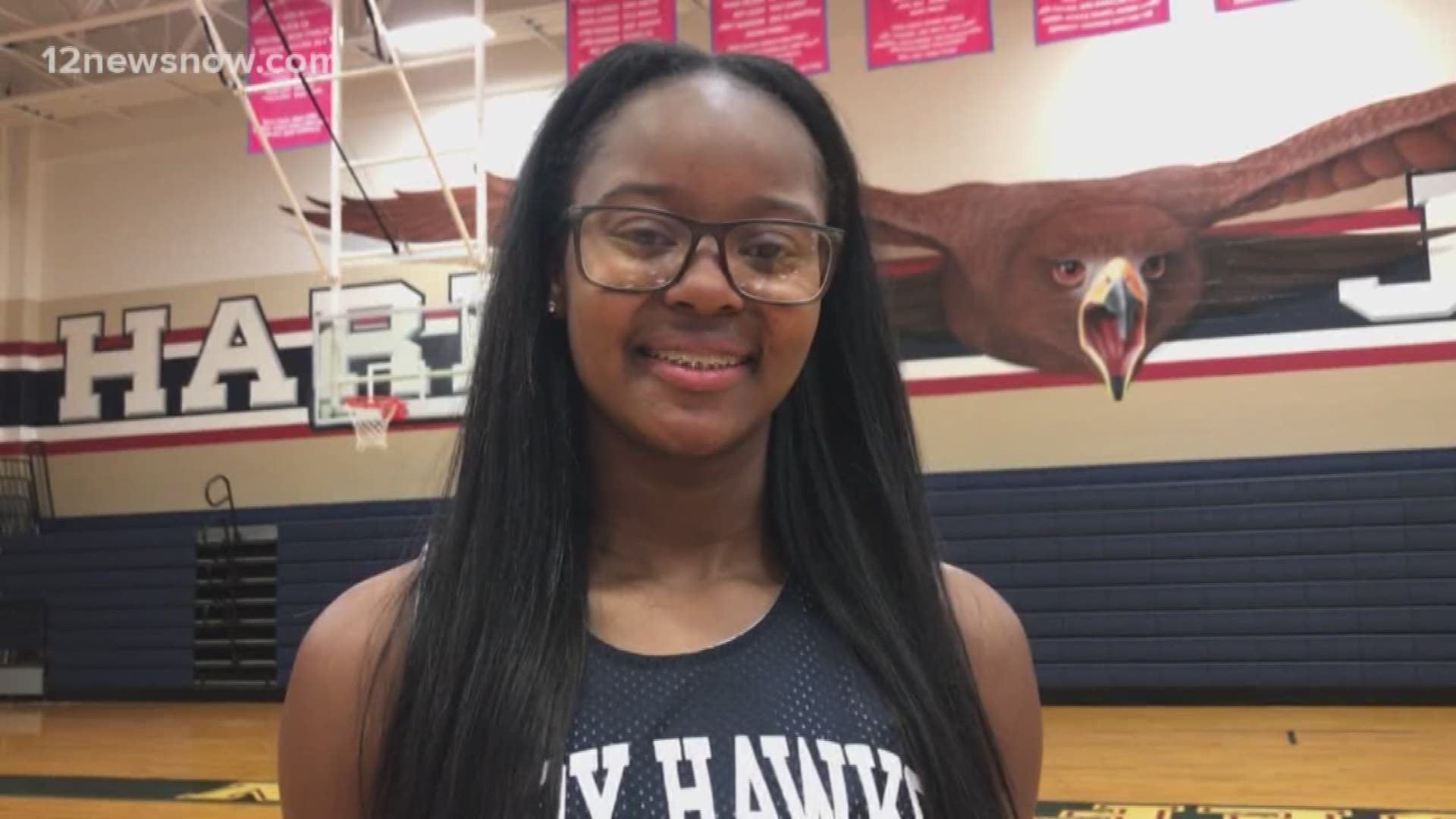 The HJ Lady Hawks are one of the hottest basketball teams in all of Southeast Texas. Their silent senior leader is one reason for the teams early success.