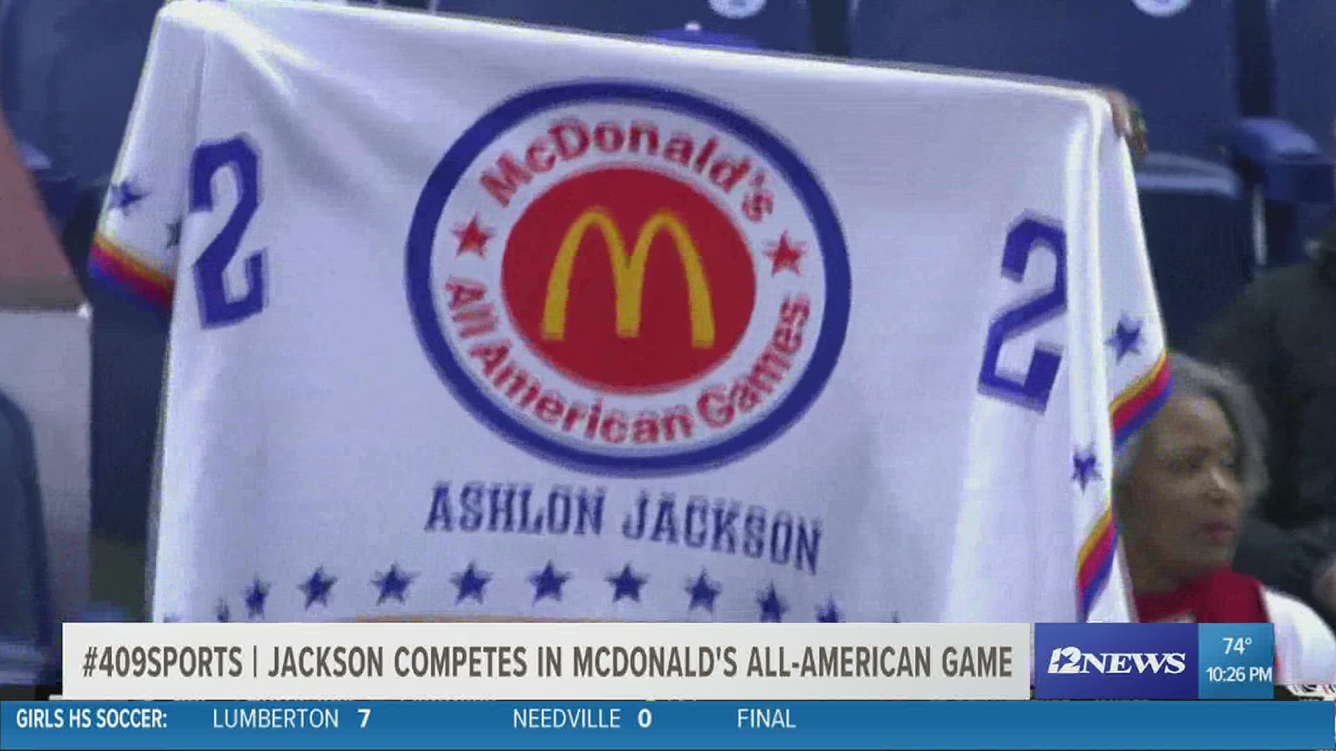 Hardin-Jefferson's Ashlon Jackson wrap up high school playing career in McDonald's All-American Game