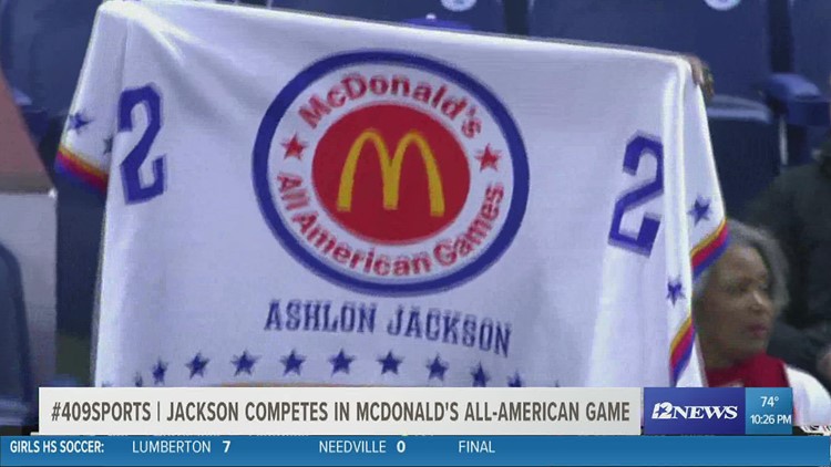 Hardin-Jefferson's Ashlon Jackson plays in McDonald's All-American Game