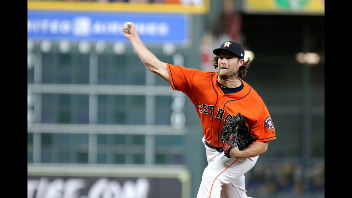 Cole strikes out 14, Astros beat Rangers 3-2