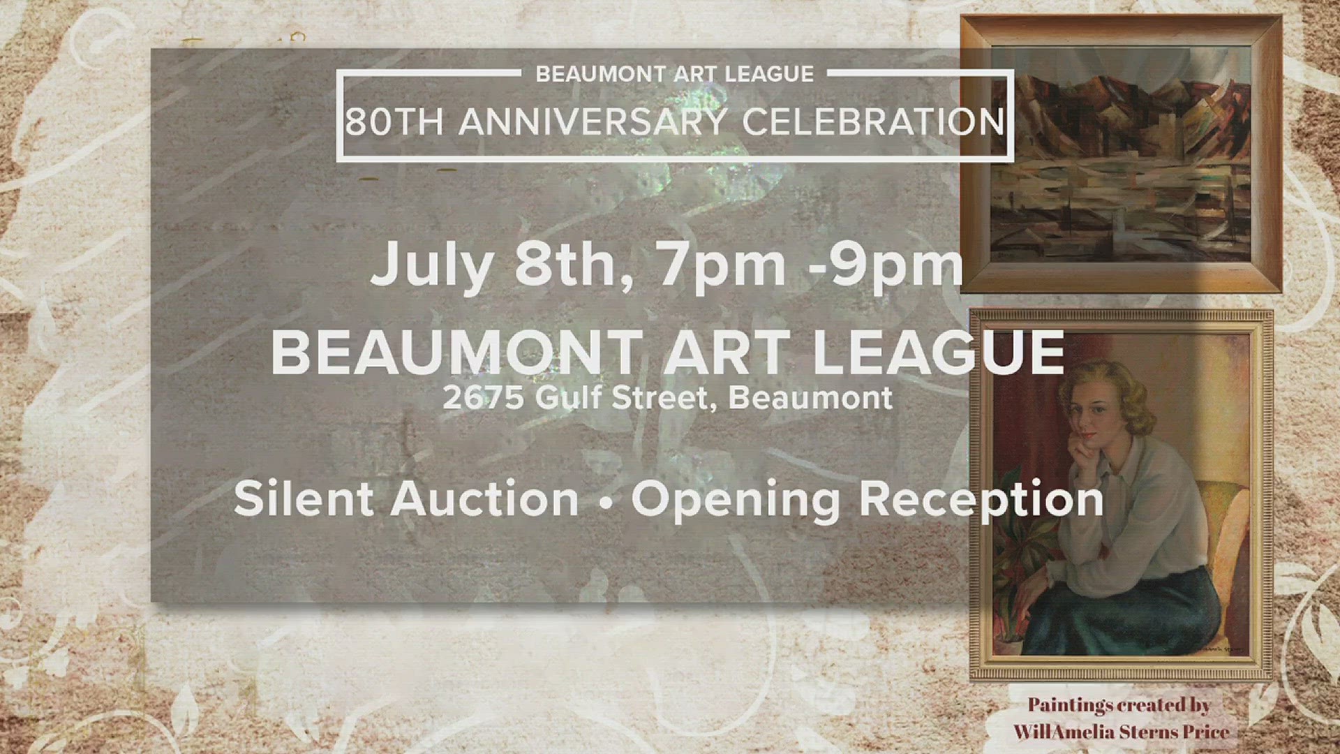 Beaumont Art League to celebrate 80th anniversary with a 1940 s themed party silent auction