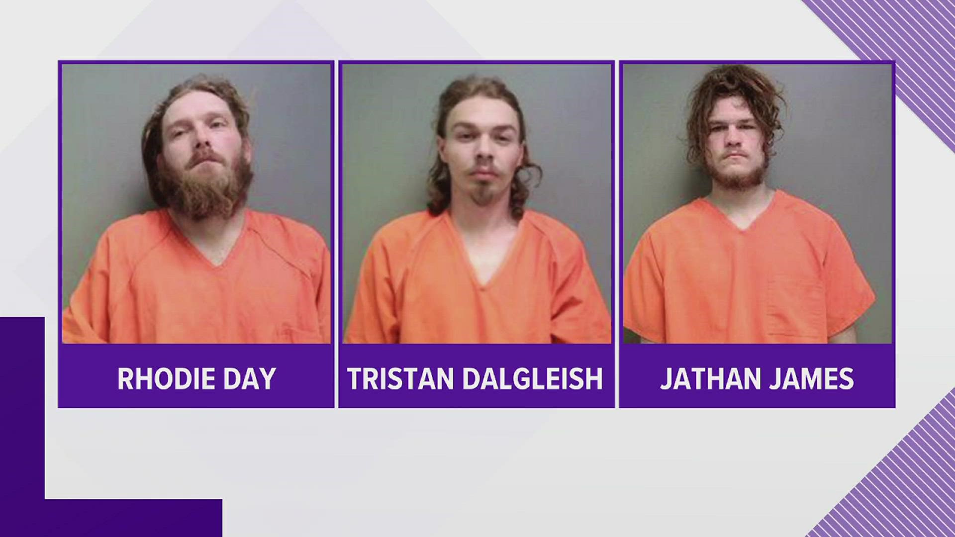 Three men facing multiple charges after chase ends in crash | 12newsnow.com