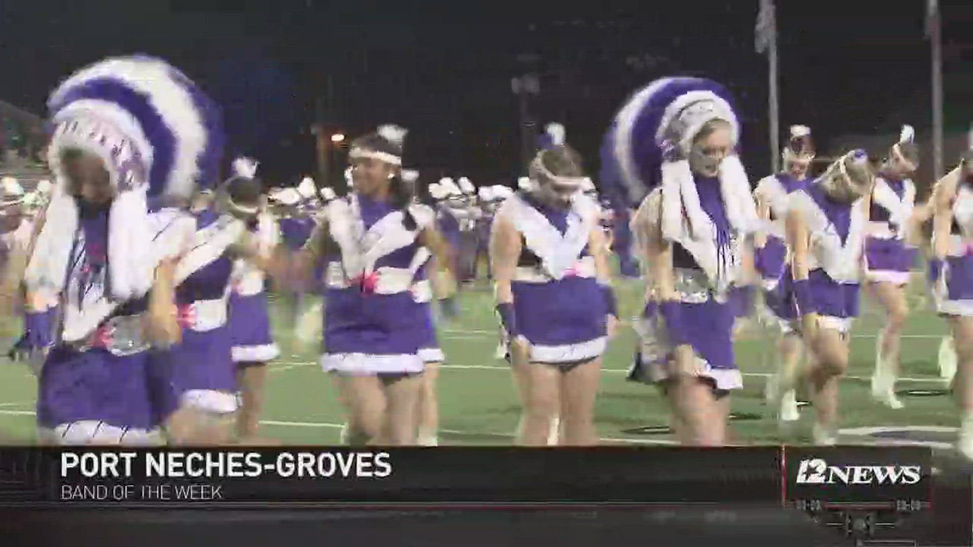 Week 7 Band of the Week is the Port Neches-Groves Indian Marching Band