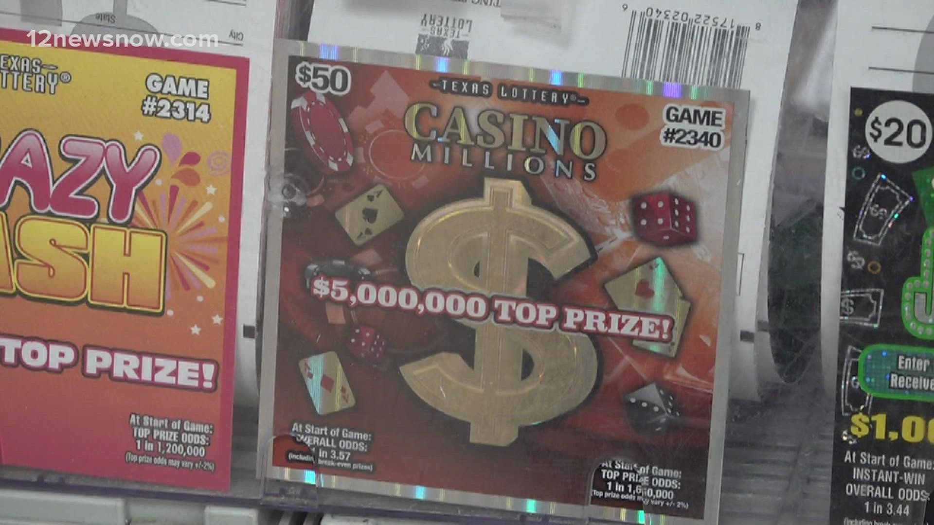 A Batson resident recently purchased a "Casino Millions" Texas Lottery scratch-off ticket worth $5 million according to a release from the Texas Lottery Commission.