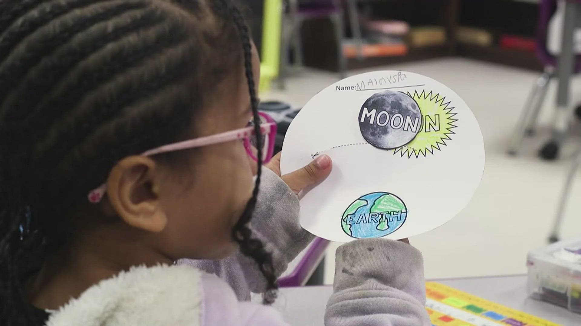 Southeast Texas students are excited for Monday's total solar eclipse whether they heard about it at school or on social media.