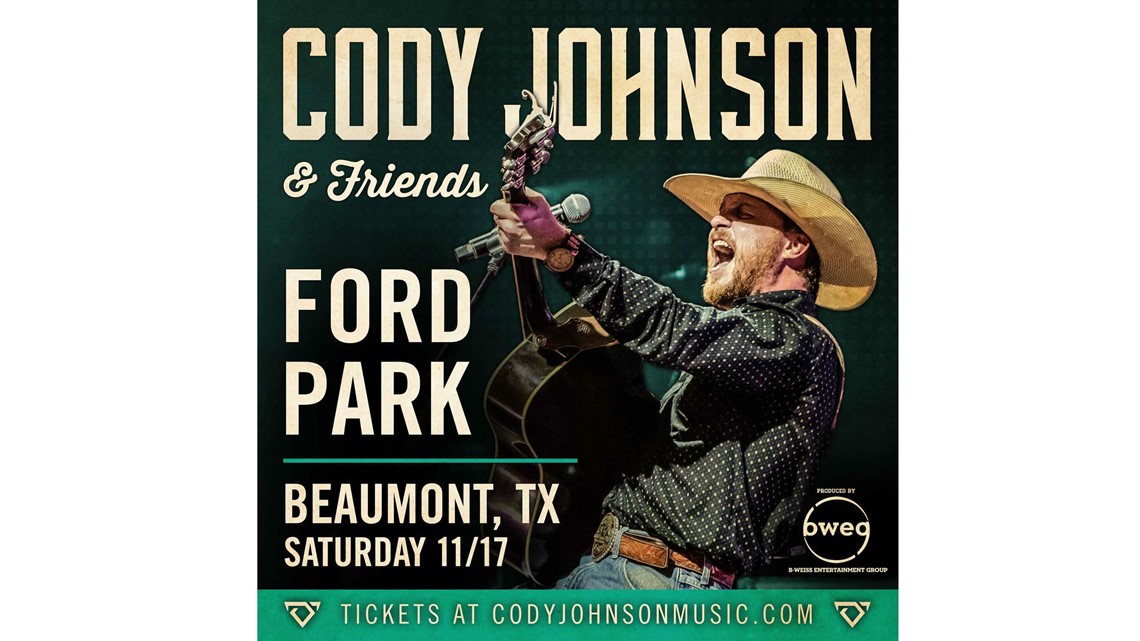 Cody Johnson Friends to perform at Ford Arena 12newsnow