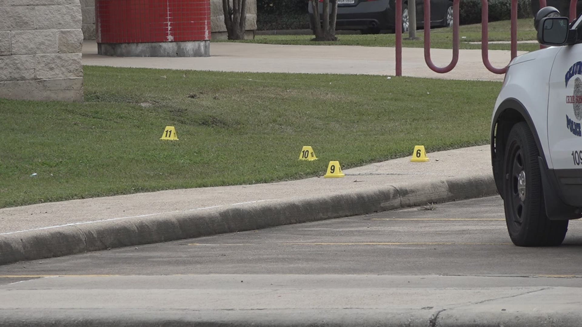 Police in Beaumont are investigating after a meeting to sell a phone turned into a shootout in front of a public library.