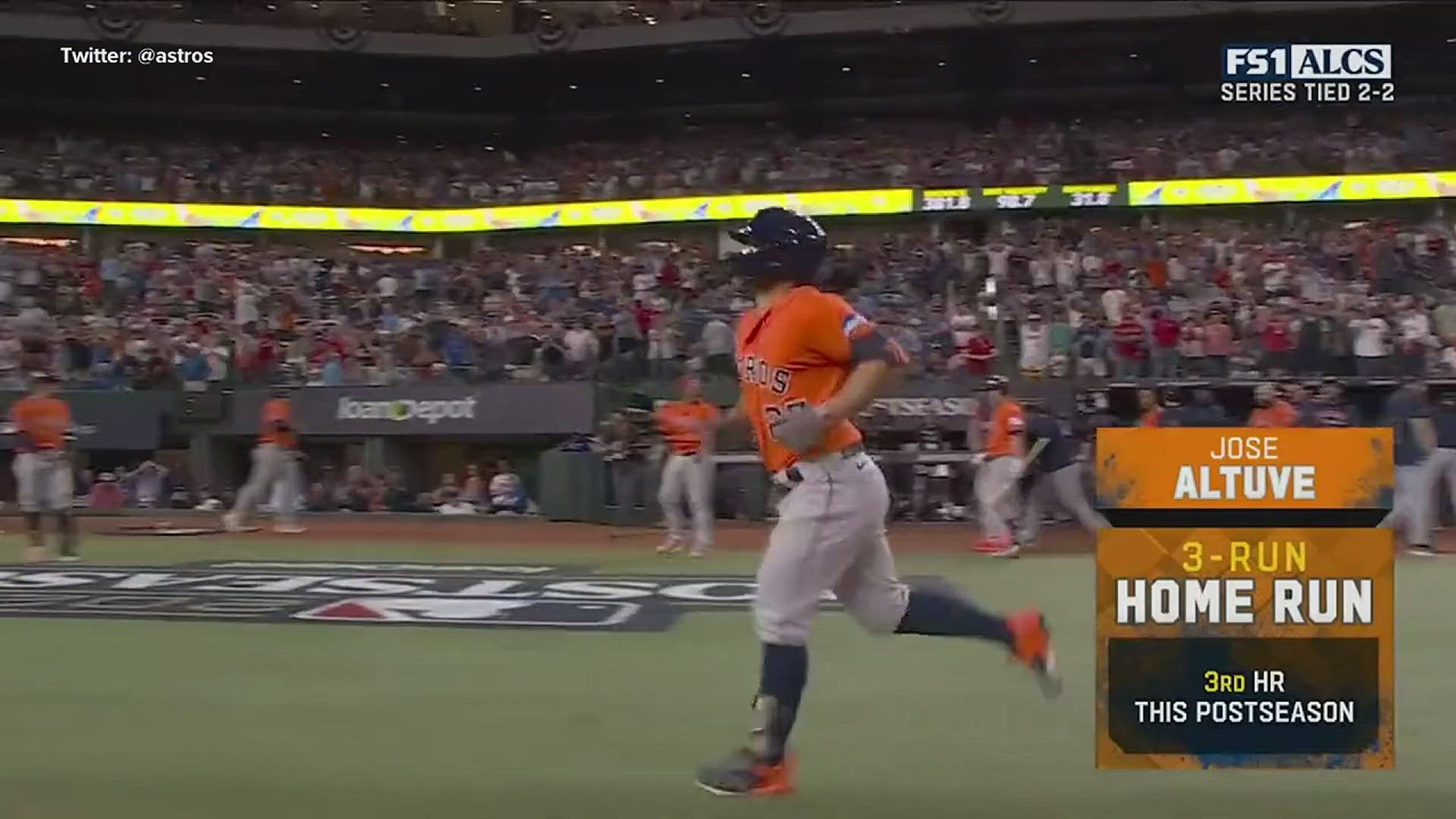Houston Astros Altuve hit 3-run homer and secured victory