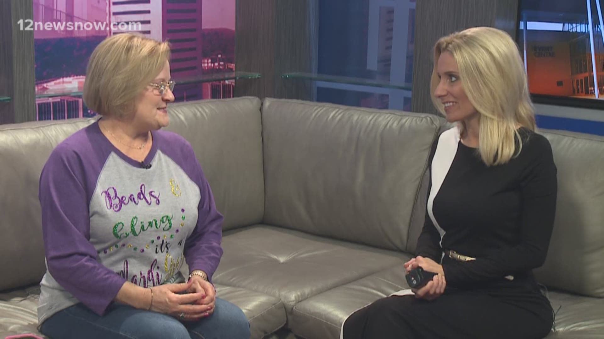 Mardi Gras is quickly approaching! Cynthia Hinds from the Krewe of Aurora tells us how she's preparing.
