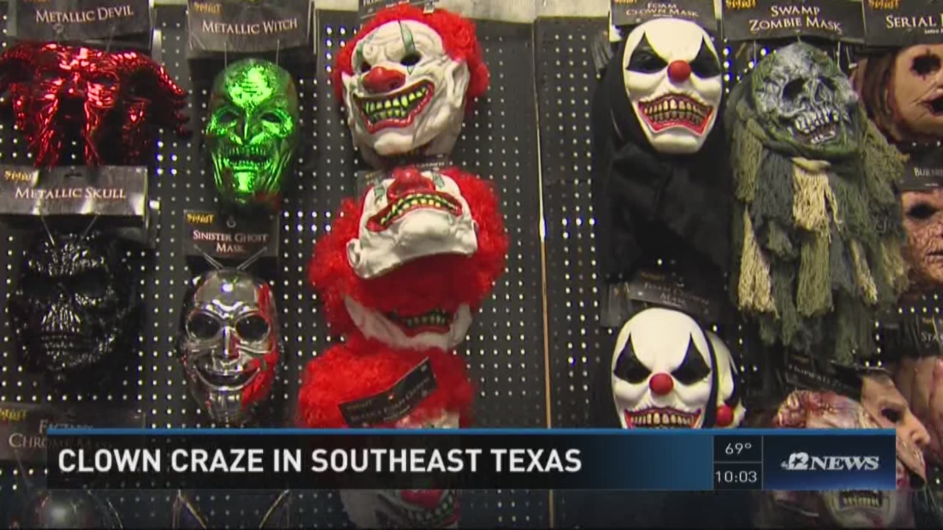 Clown craze comes to Southeast Texas