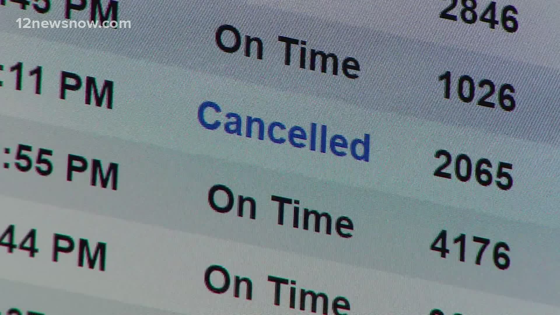 DFW International Airport had most cancellations delays for ingoing outgoing flights in the world Friday