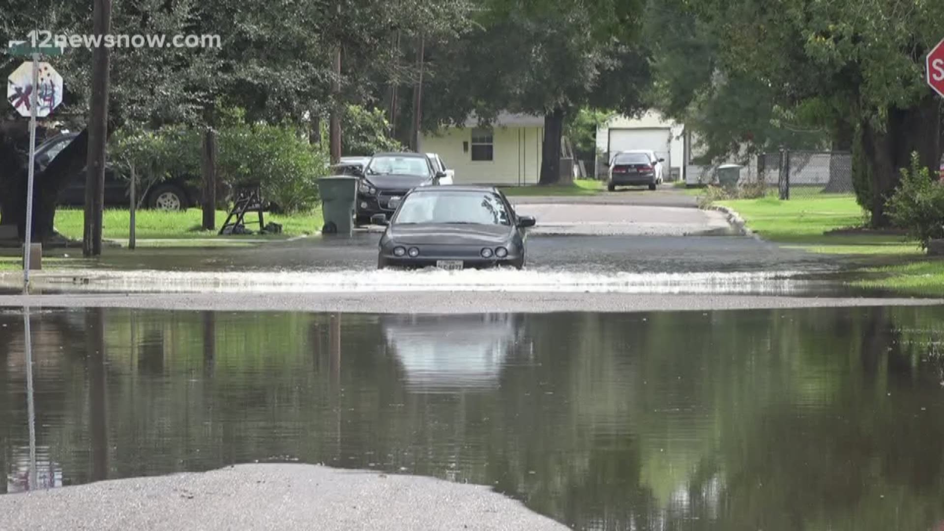 Residents in the Lakeview area of Port Arthur concerned about street flooding