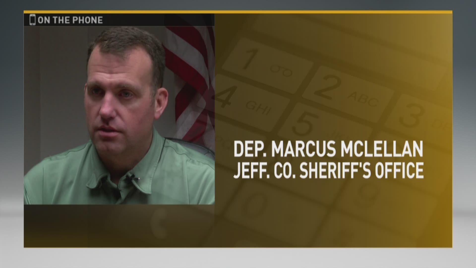 Jefferson County Sheriff's Deputy Marcus McClellan provides an update on rescue efforts after Harvey.