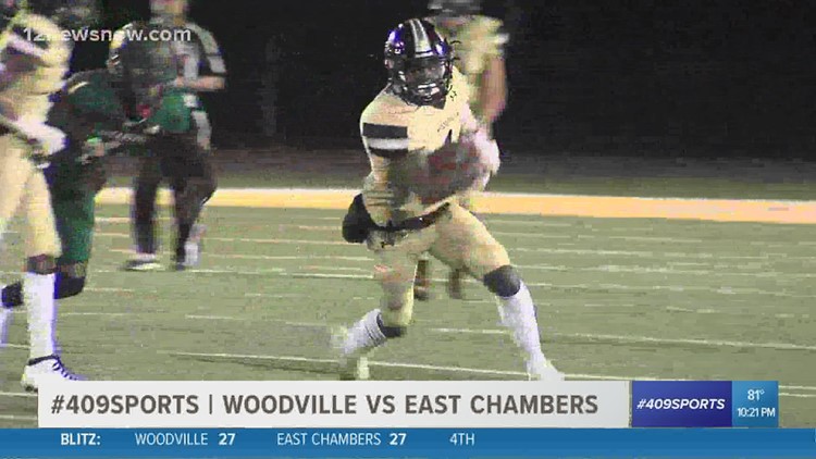 Woodville High School steals the win from East Chambers 34 - 27