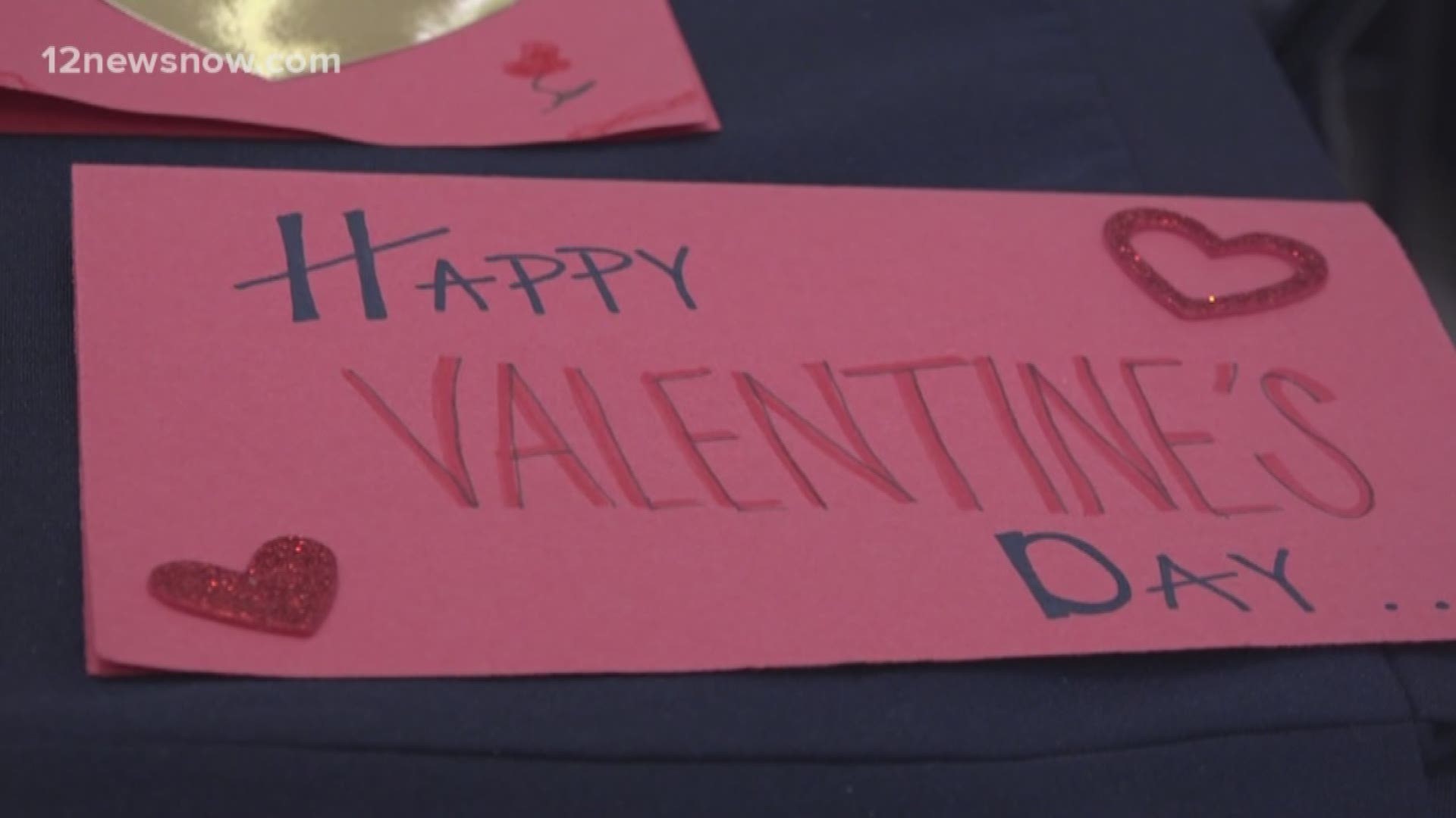 The mall welcomed people of all ages to make Valentine’s Day cards for nursing home residents in Beaumont from noon until 3 p.m.