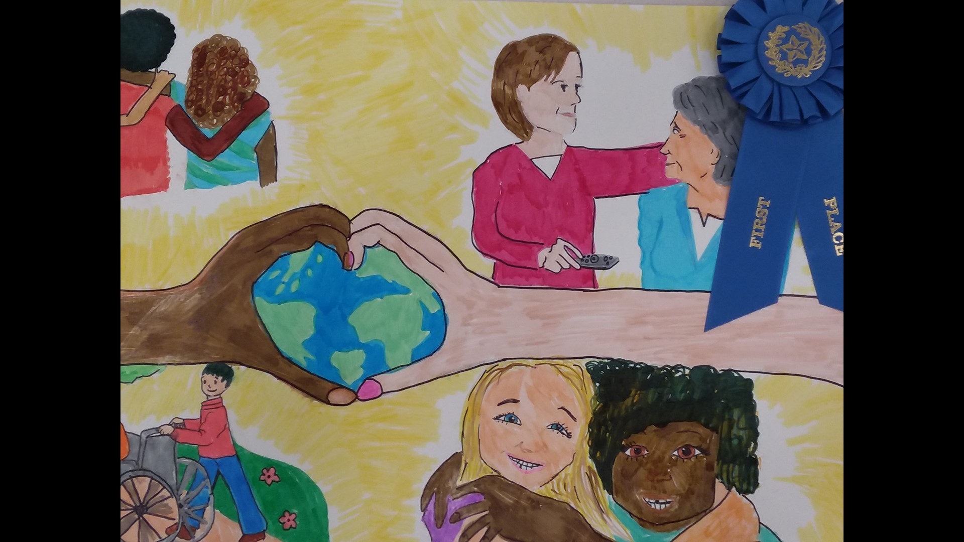 Seventh grade student at Orange Catholic School wins state art contest