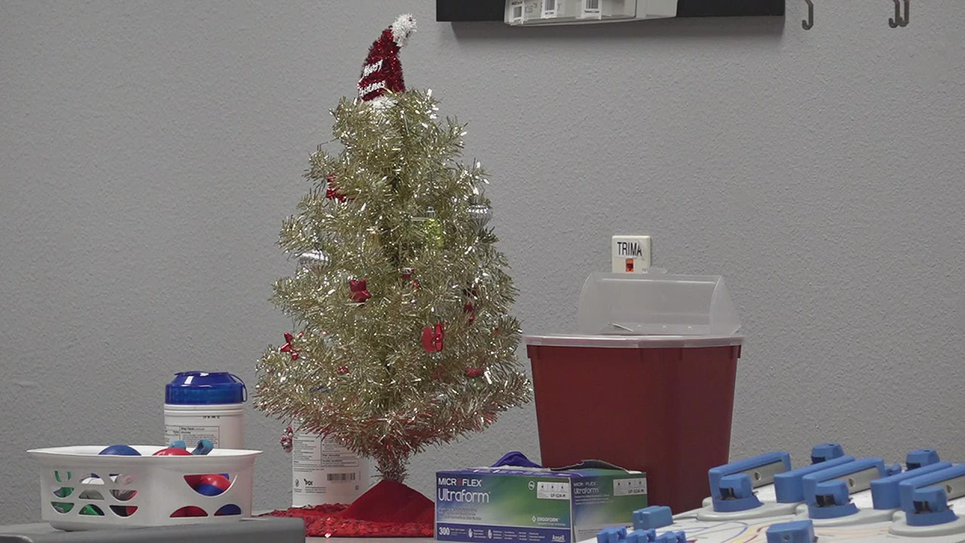 Donation centers find it hard to get people to give blood during the holiday season, and recent extreme weather has greatly impacted their supply.