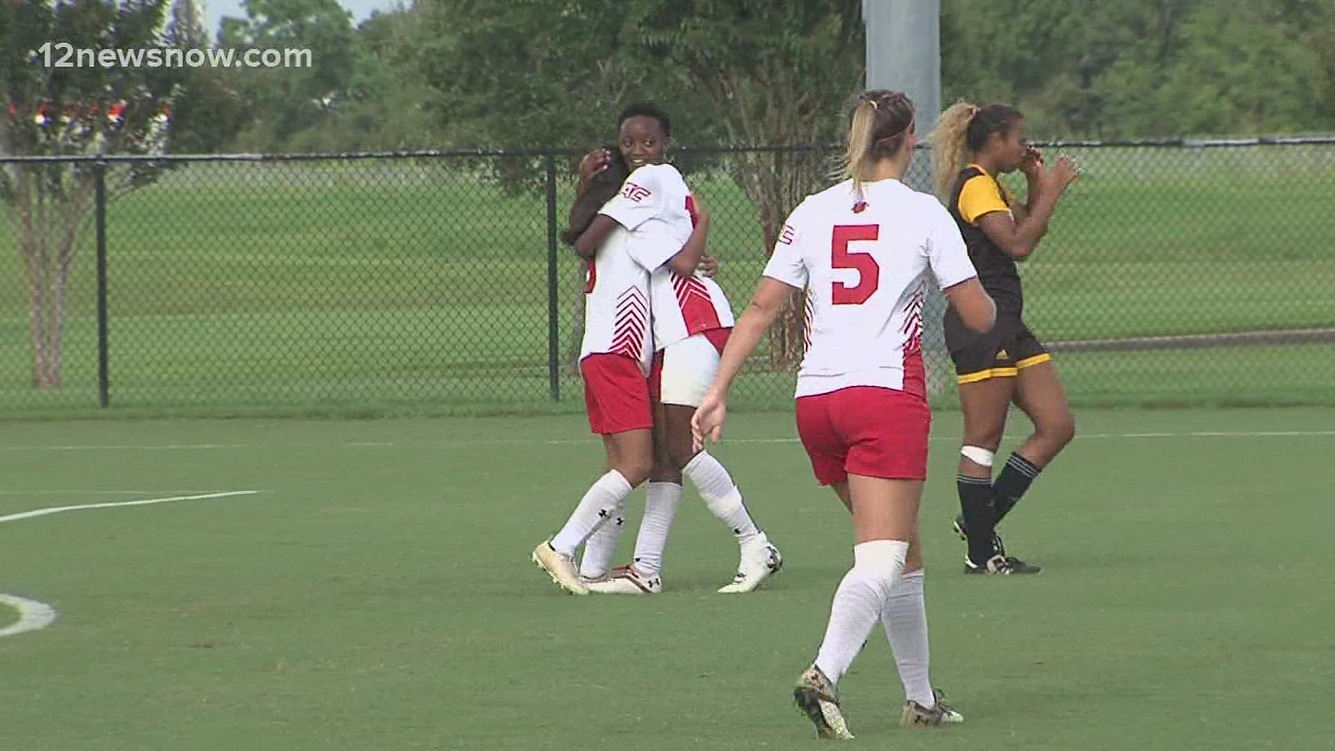 Cardinals take it to Grambling State on the pitch
