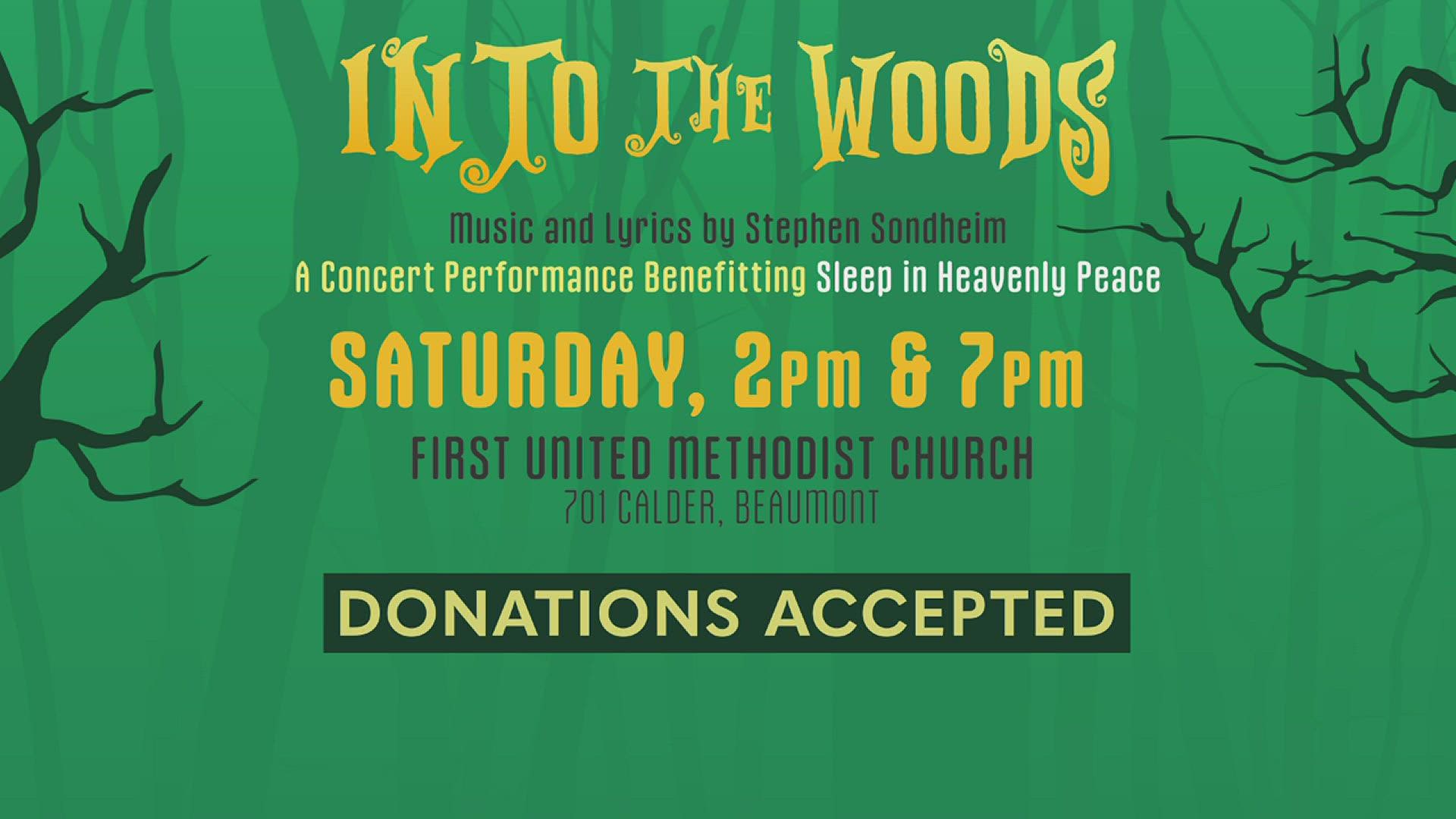 Admission is free, but First United Methodist Church will be accepting donations for 'Sleep in Heavenly Peace', a non-profit that builds beds for children in need.