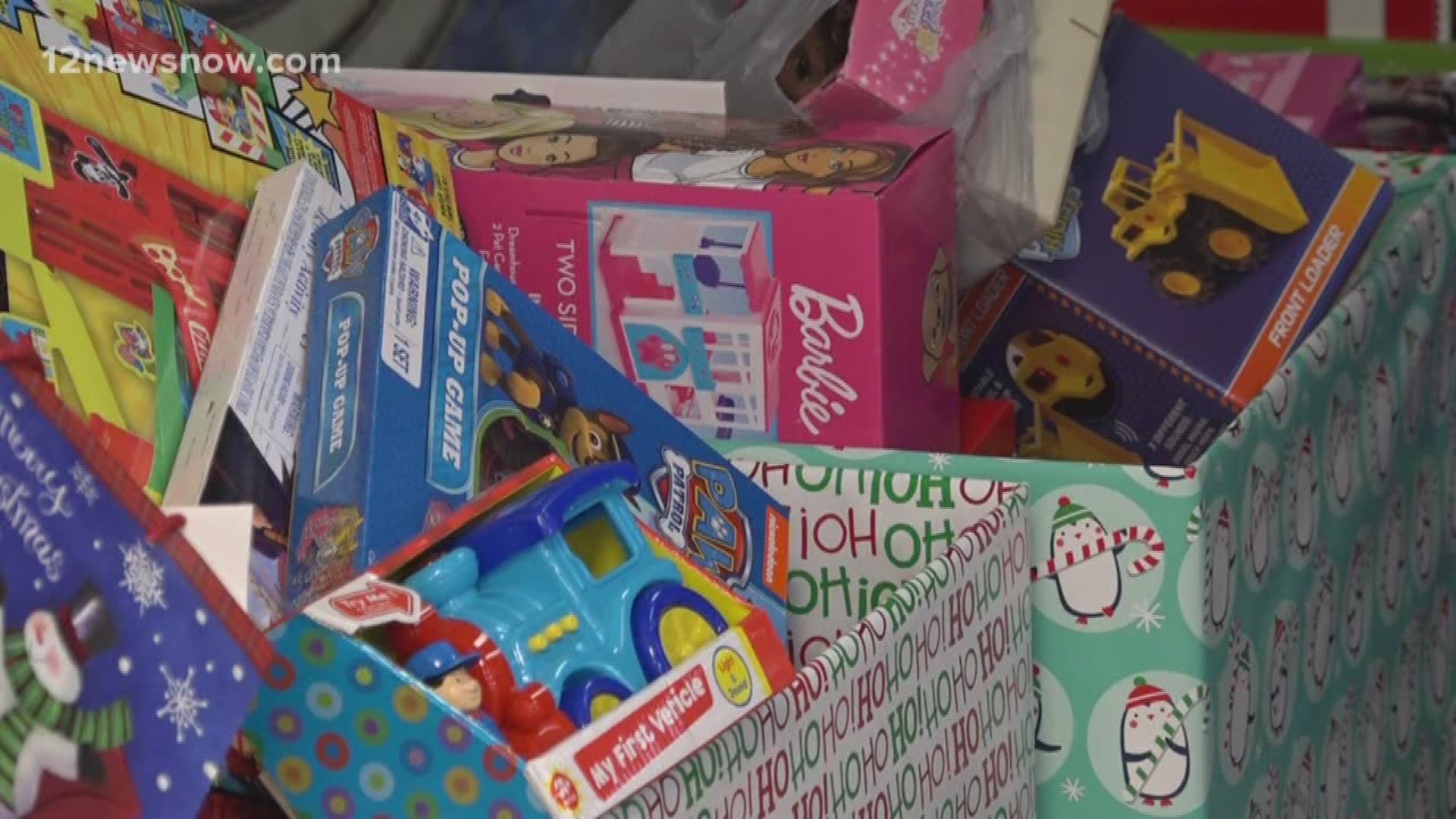 The toys will go to families the Salvation Army is helping this year