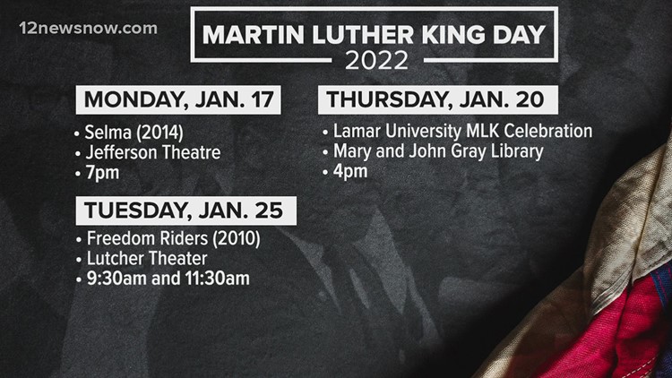 Martin Luther King Jr. Day 2022 events in Southeast Texas