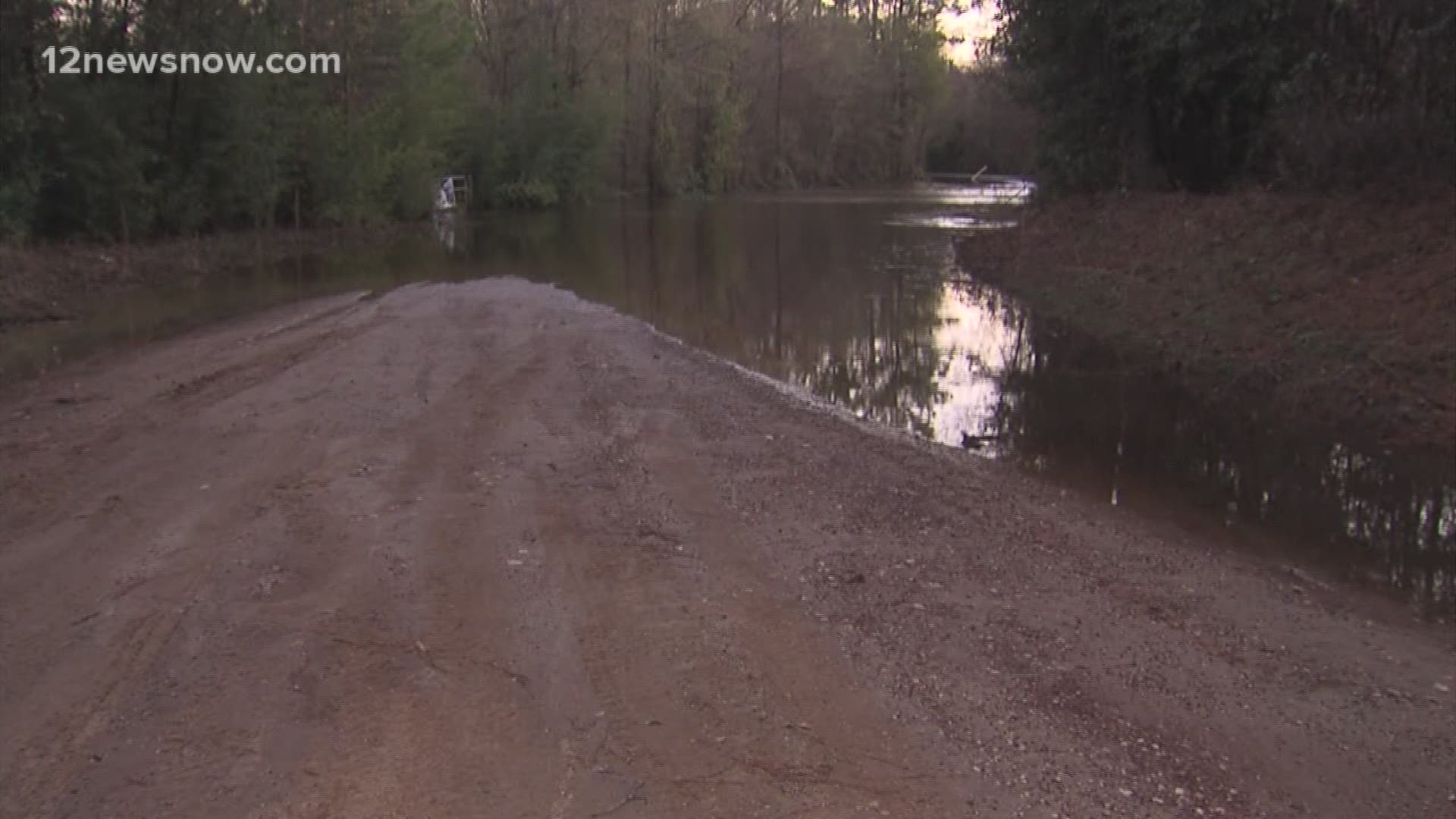 Sabine river levels drop but residents are still concerned about