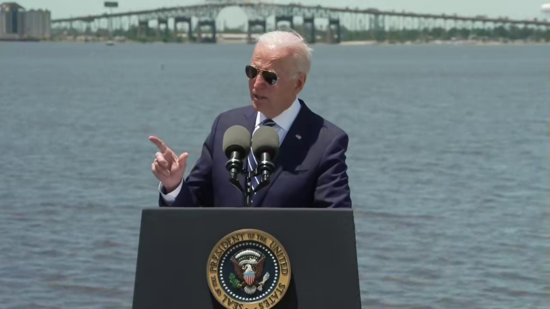 President Joe Biden pushed the case for his $2.3 trillion infrastructure plan in the reliably Republican state of Louisiana.