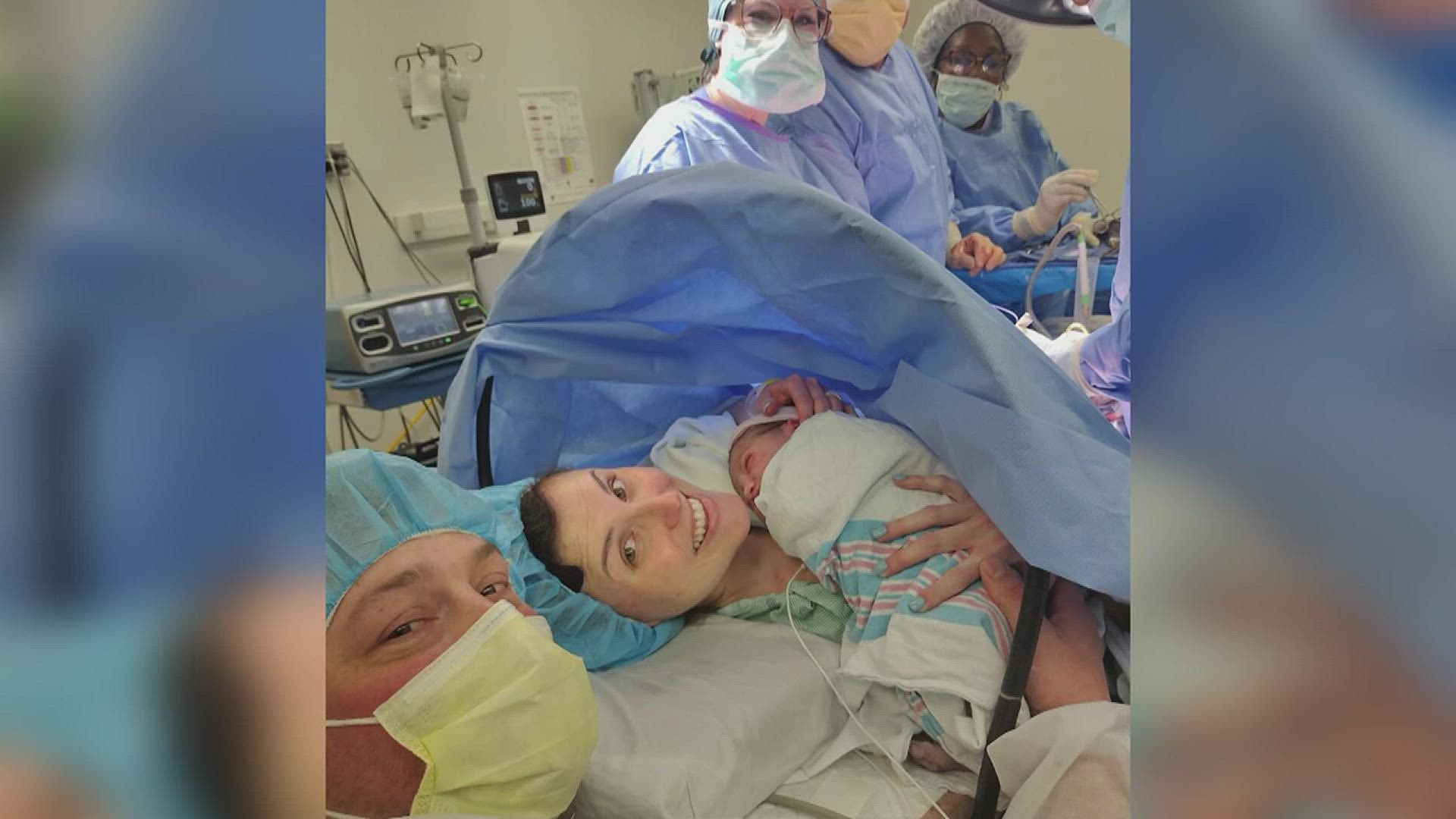 Southeast Texas was just a little more than an hour into 2023 when a couple began celebrating a new addition to their family.