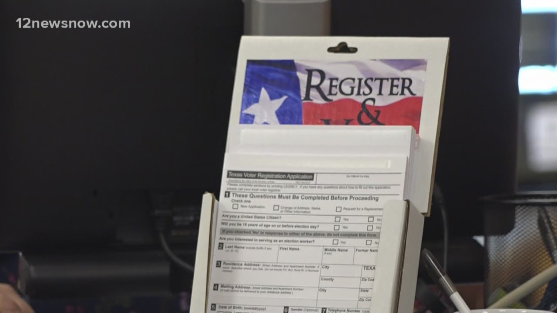 Monday is the last day to turn in your voter registration applications to be eligible to vote in the Super Tuesday Primaries