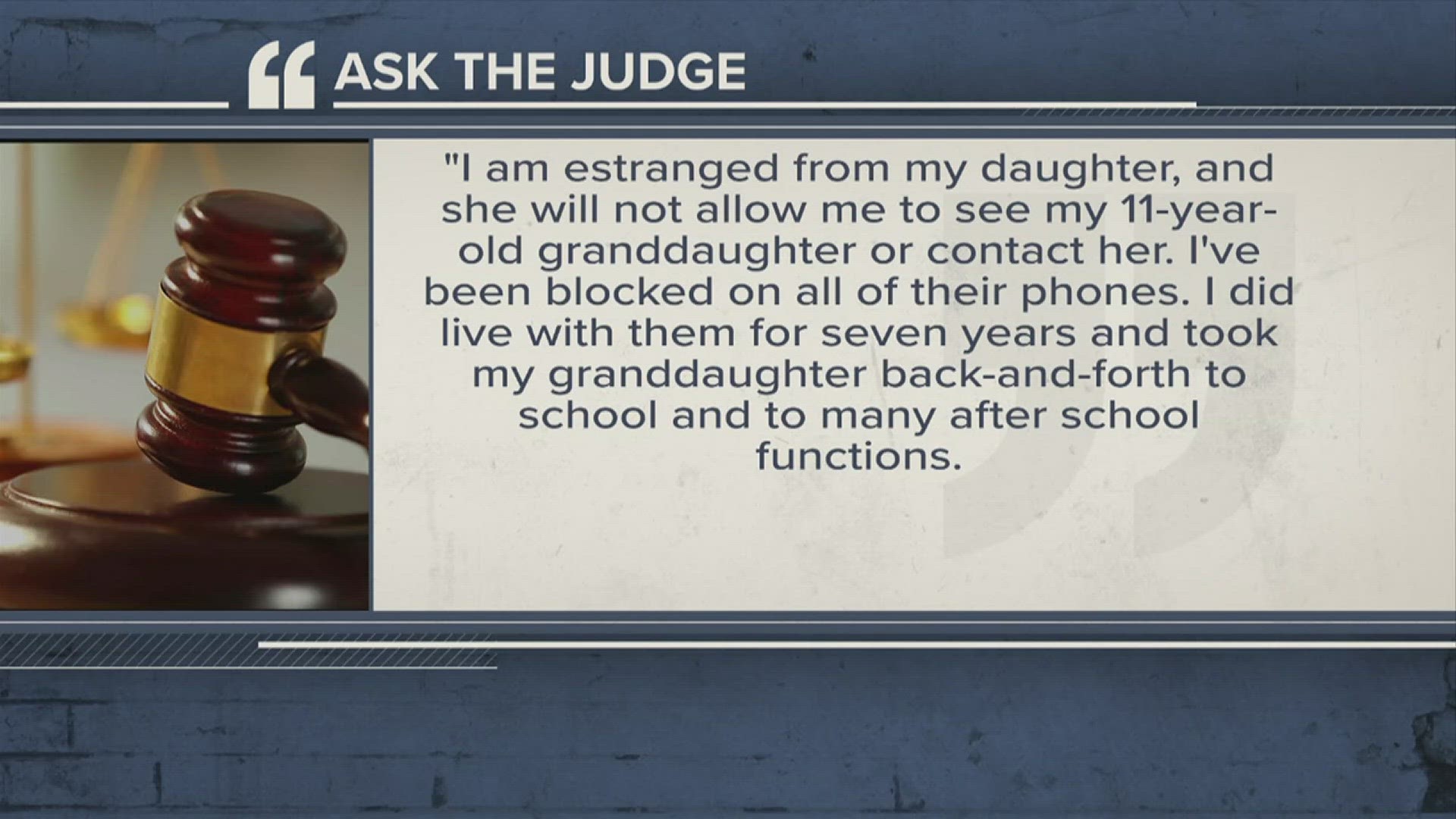 Watch "Ask the Judge" Wednesdays on 12News at 5 p.m. Submit your questions at 12NewsNow.com/AskTheJudge