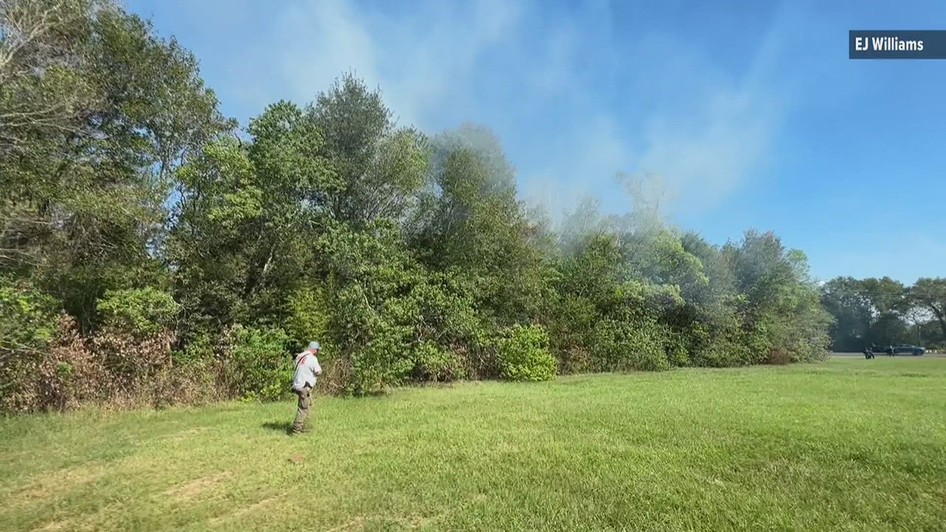 ​Firefighters responded to the flare up around 3 p.m. Sunday.