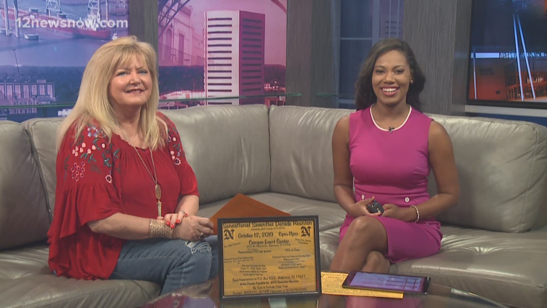 It's time for a reunion! Nederland High School grads are hosting a seventies decade reunion. Jane Carbaugh is here to tell us all about the fun night.