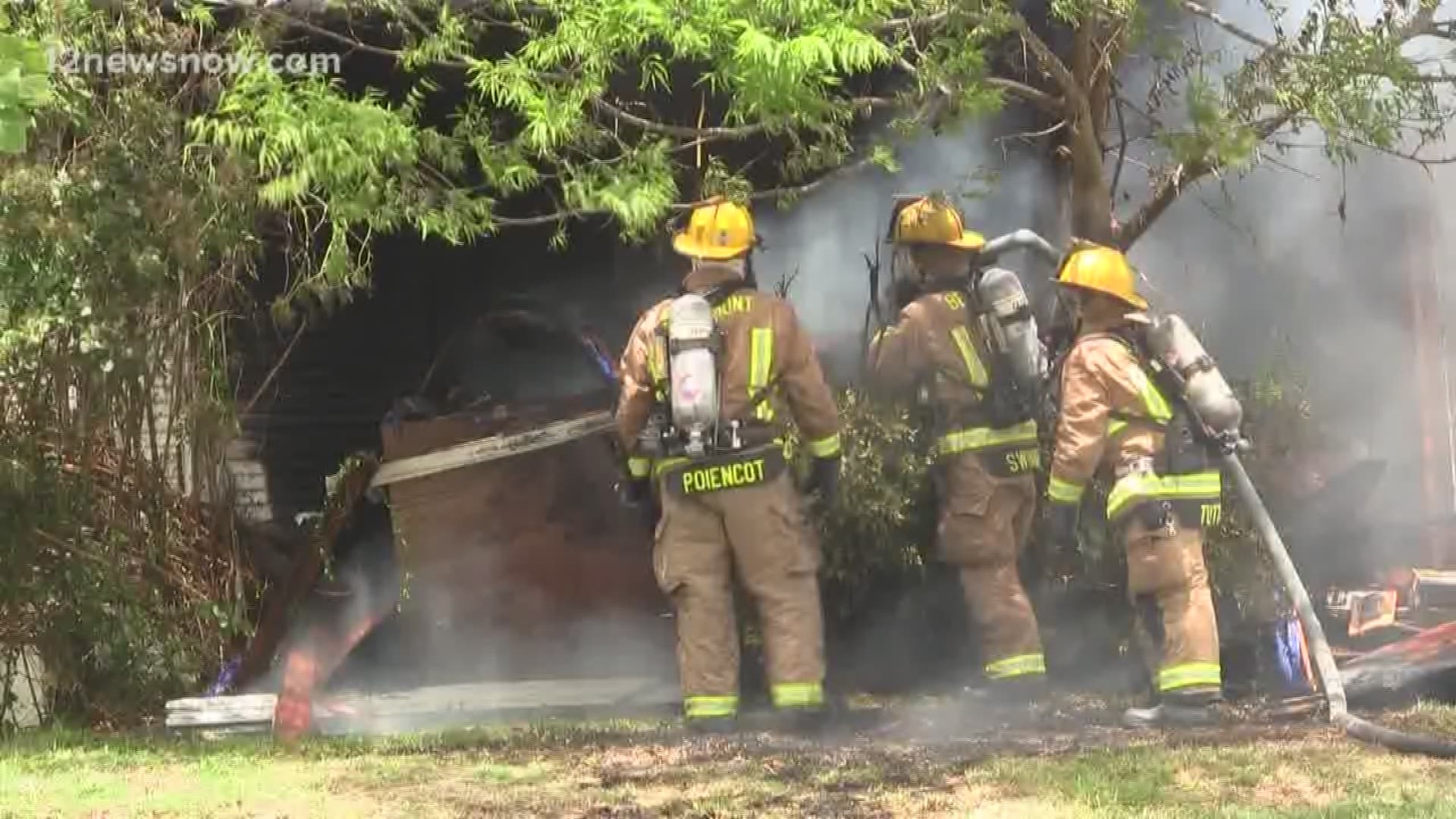 Beaumont Fire Rescue responds to house fire on Euclid Street