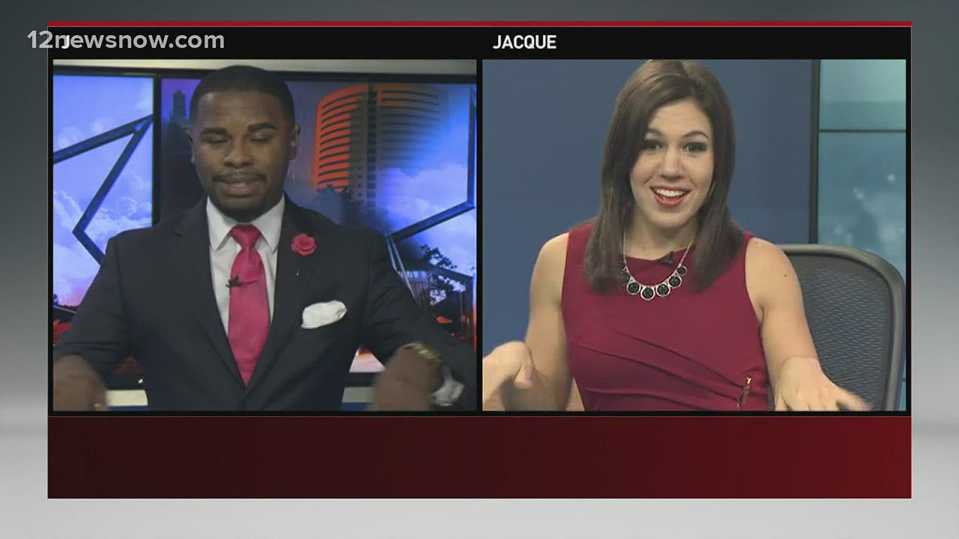 Who danced better? Weekend anchor Jacque Masse or Sports anchor J. Russel?